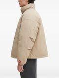 The North Face buttoned funnel-neck jacket