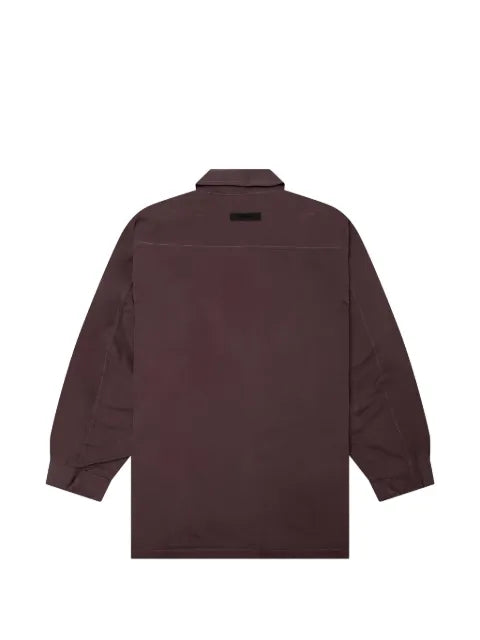 FEAR OF GOD ESSENTIALS zipped shirt jacket